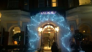 DUKES outside night